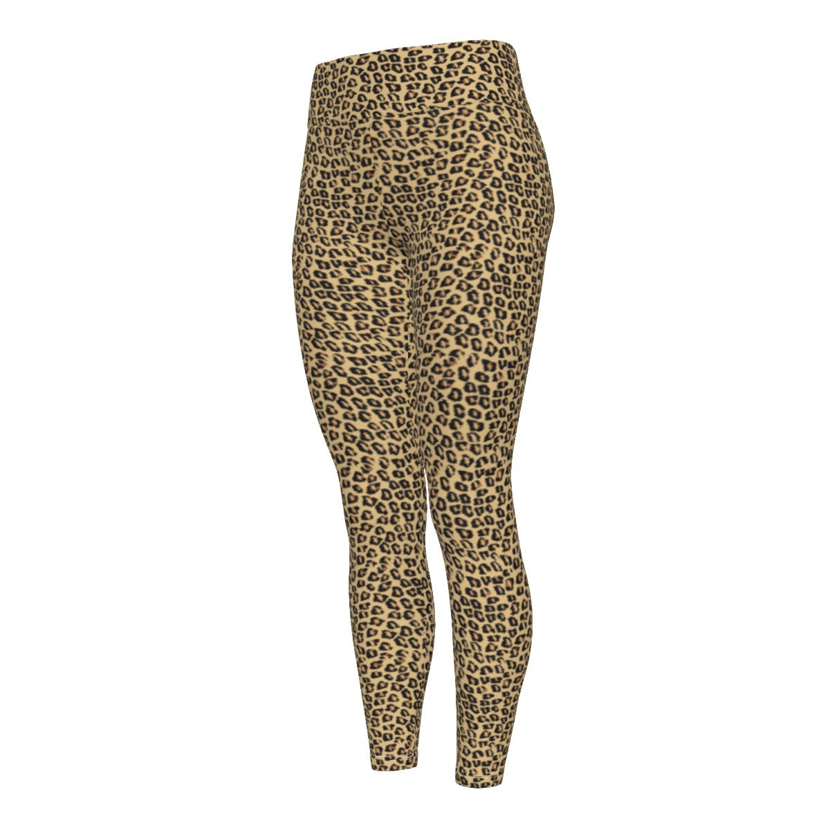 Parrot Inspired Leopard Print Girls Leggings