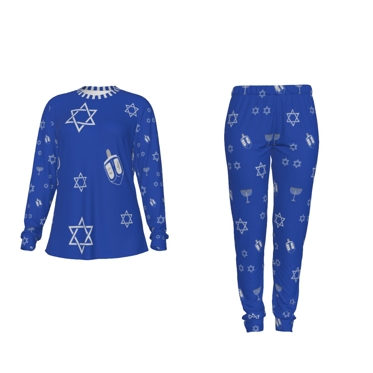 Lady's Cozy Style HANUKKAH Family-Matching PJs