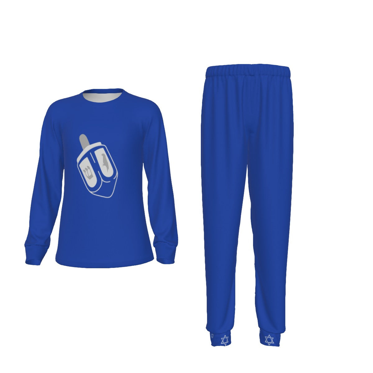 Kid's Cozy Style HANUKKAH - Dreidel Family-Matching PJs