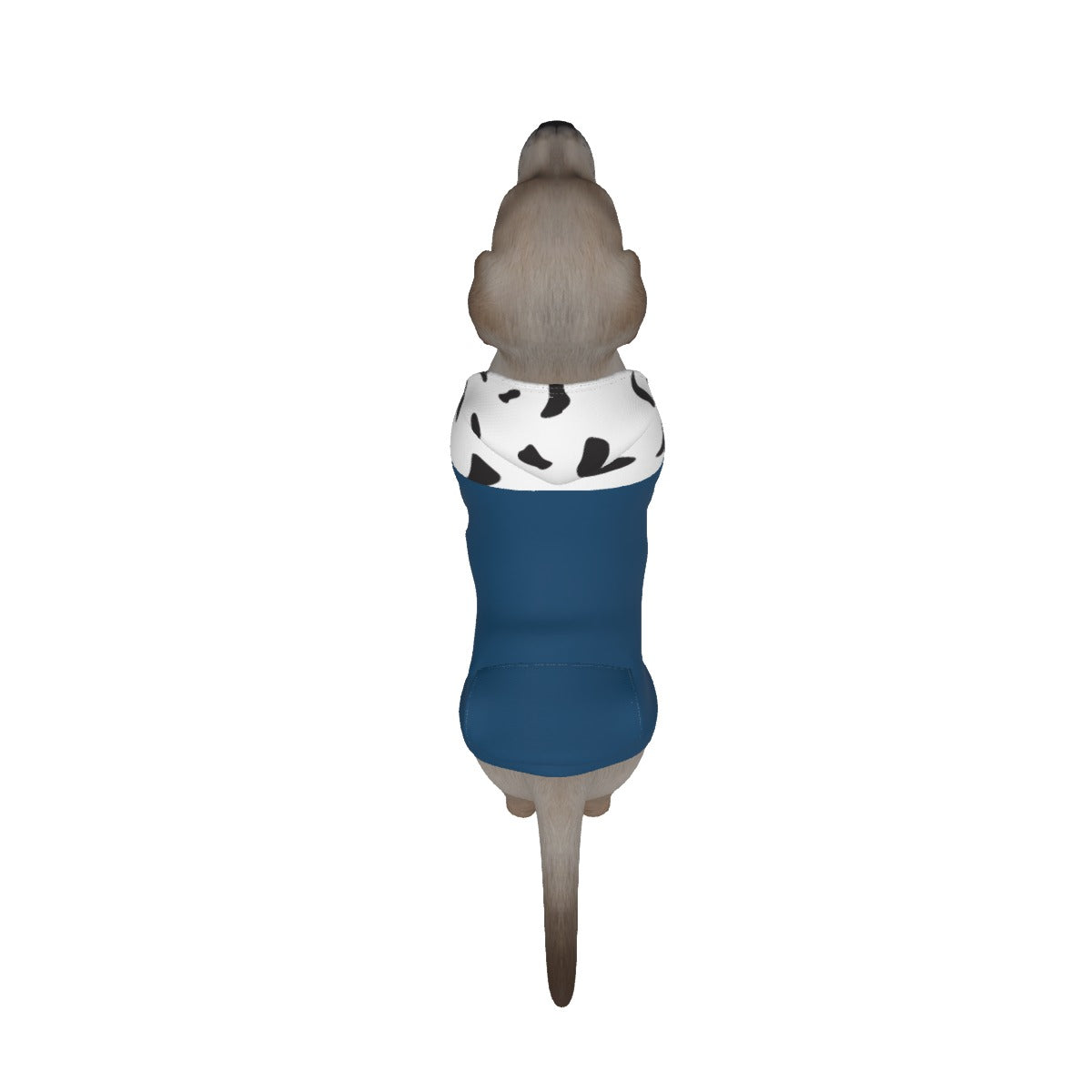 Dog's Dalmatian Teal Hoodie