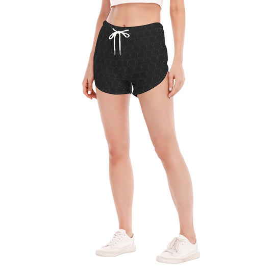 Running Shorts: Hint of Parrot - Pirate Black