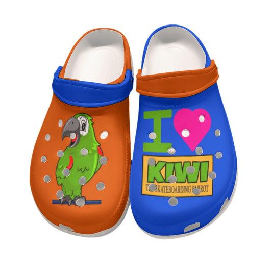 Ladies Fit: Slip On Clogs - I Love Kiwi