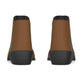 Lady's Parrot Booties with Zipper- Brown