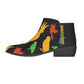Lady's Parrot Booties with Zipper- Black