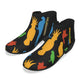 Lady's Parrot Booties with Zipper- Black