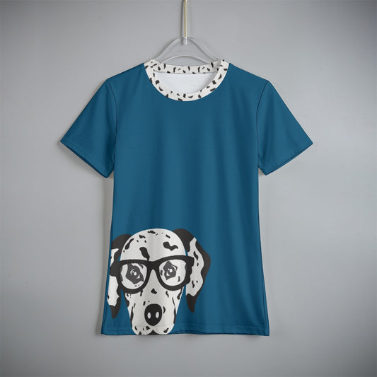 Kid's Dalmatian Teal Eco T-Shirt