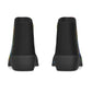 Lady's Parrot Booties with Zipper- Black