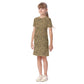 Parrot Inspired Leopard Print Girls Dress