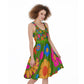 Lady's Flower Pop Summer Dress