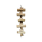 Busy Blocks Bird Toy with Stainless Steel Metal