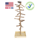 Natural DragonWood Parrot Stand Perch - Extra Tall