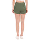 Lady's Hint of Parrot (Safari Green) Running Shorts