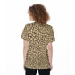 Lady's Parrot Inspired Leopard Print T-Shirt
