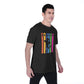 Men's SKATER T-Shirt with Skateboarding Parrot