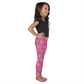 Girl's Parrots on Pink Leggings