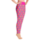 Lady's Parrots on Pink Yoga Leggings