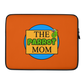 Laptop Sleeve : The Parrot Mom logo on Orange